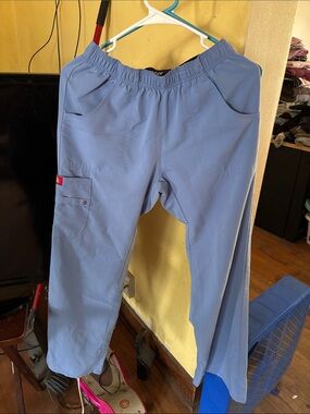 Dickies Light Blue Women's Cargo Scrub Pants